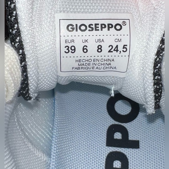 GIOSEPPO Off-White Retro Style Leather Effers Sneakers Size 8 (39 EU) - Picture 11 of 13